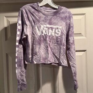 Vans Lavender Tie-Dye Crop Top